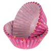 Pink Sprinkles Decorative Baking Cups - Patterned Paper Liners for