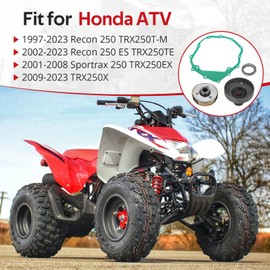 JAVIK Wet Clutch Carrier & Drum Housing Kit Fit for Honda Recon 250 Sportrax 250 1997-2023 TRX250X 2009-2023,OEM# 22500-HM8-A40 22400-HM8-A41