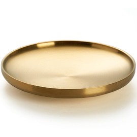 7.5 INCH Small Key Bowl for Entryway Table, Decorative Bowl for Keys, Catch All Bowl, Home Decor Accents (Gold)