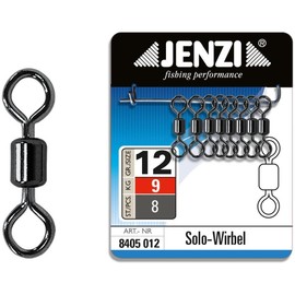 Jenzi safety swivel Solo Swivel black, 9kg -12- 8 Items