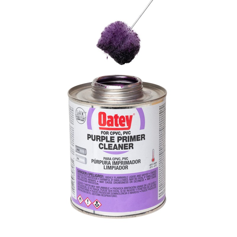 Oatey G30780 PVC Primer, 8800 Series, Purple, 1/4 Pint Can,