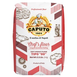 Antimo Caputo Chef's Flour 2lb - Italian Double Zero 00 - Soft Wheat for Pizza Dough, Bread, & Pasta