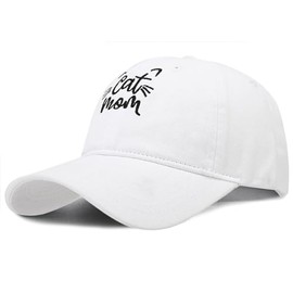 XYIYI White Vintage Washed Distressed Baseball Cap for Women Men Adjustable Low Profile Unstructured Cotton Dad Hat