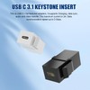 BERLAT USB C Keystone, USB C Keystone Jack Insert Adapters