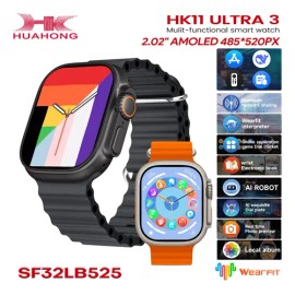 Smartwatch Hk11 Ultra3 2026 Premium Amoled 49mm Titanio  Deepseek  Ai Robot  Bluetooth  Tws                                                           