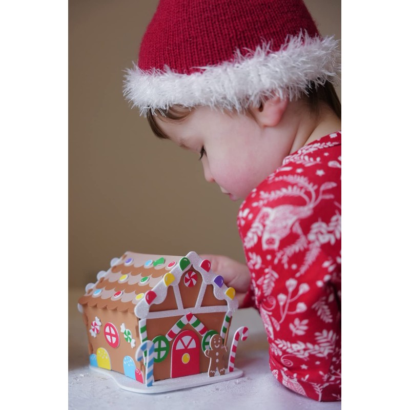 Baker Ross FE937 Gingerbread House Craft Kits - Pack of