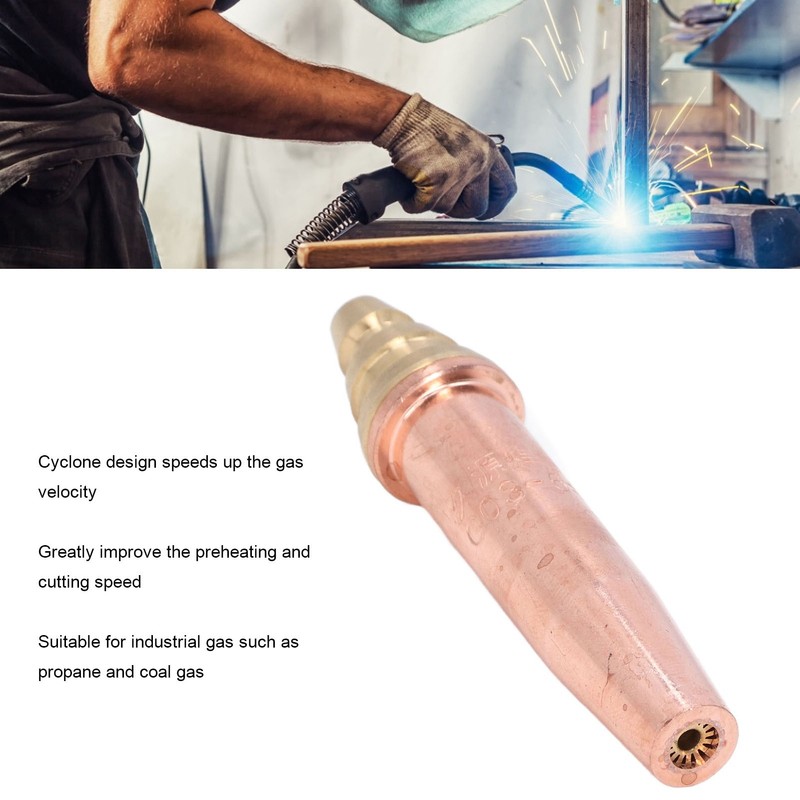 5PCS Cutting Tips Split Isobaric Propane Gas Welding Nozzles Machine