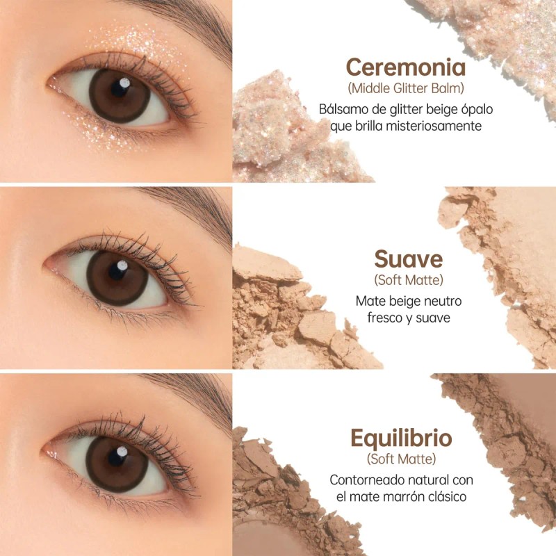 Unleashia Paleta Ojos Iluminada N°2 All Of Brown 9 Tonos