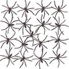 WIDMANN Idena 5382 50 Mini Spiders, Black Plastic, 15.8 x