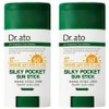 Dr. Ato Silky Pocket Sun Stick SPF50+ PA++++, 17g, 2 pieces / 닥터아토 실키 포켓 선 스틱 SPF50+ PA++++, 17g, 2개