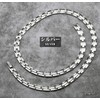 Silver KYASYA Magnetic Necklace, Stainless Steel, Men's Necklace, Simple, Chain,