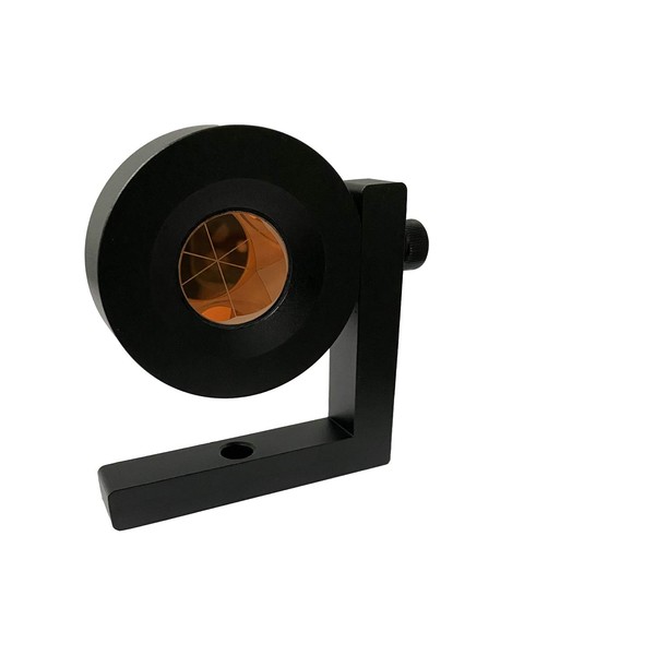 Mini Prism Surveying, 90 degree Tunnel Prism Right Angle Prism L Bar Copper-Coated Mini Prism for Total Station
