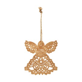 Gallerie II Gold Angel Metal Ornament Gold