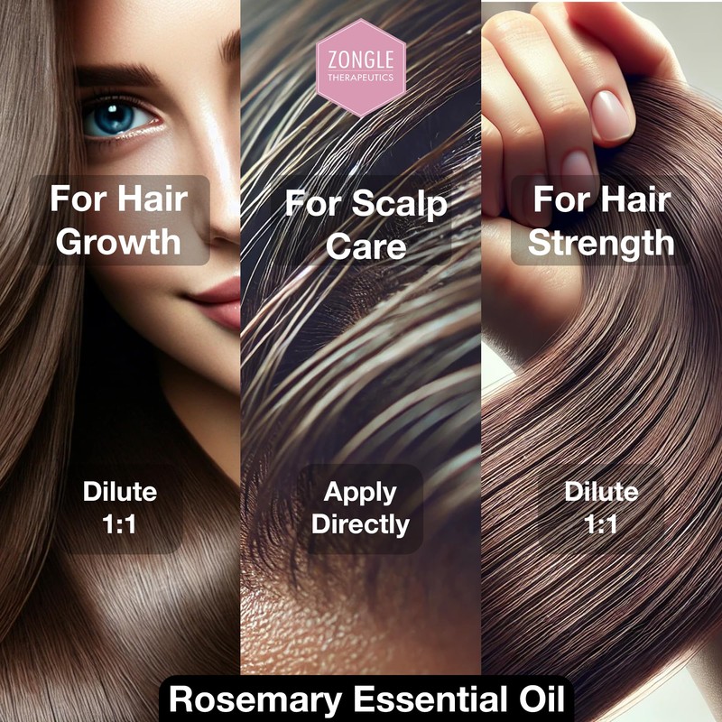 Organic, Rosemary Oil, Food Grade, for Hair, Growth – 100%