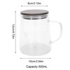 Glass Coffee Server, 500ml / 16.9oz Clear Coffee Carafe with