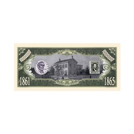PACK OF 5 BILLS - ABRAHAM (HONEST ABE) LINCOLN MILLION DOLLAR BILL