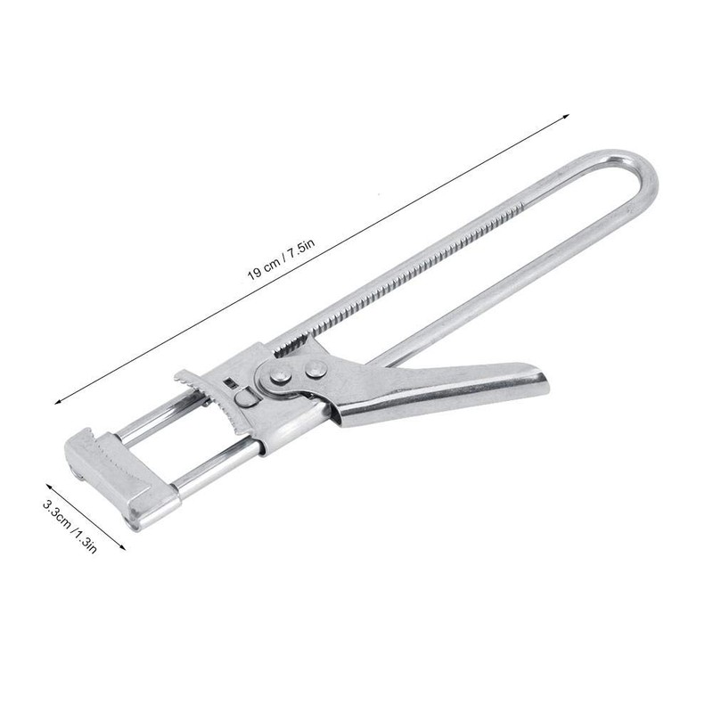Abrelatas de Acero Inoxidable Ajustable con Tapa Manual para Botellas