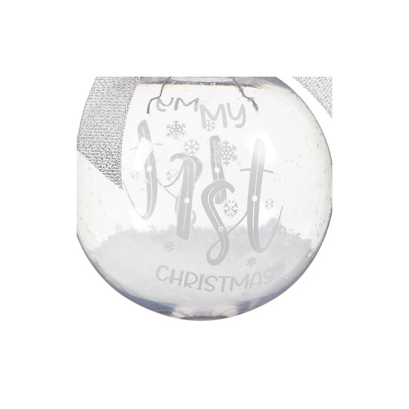 My 1st Christmas Filled Bauble Tree Ornament Decoration 5502