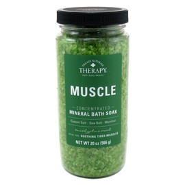 Village Naturals Aches & Pains Muscle Mineral Bath Soak 20 Ounce (591ml) (3 Pack)