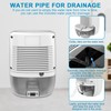 Dehumidifier with Drain Hose. Litever Small Portable Dehumidifier. Auto-OFF. Drain