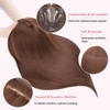 Hairro Hair Topper for Women Brown Clip in Hair Toppers