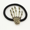 Ipetboom 4pcs Skeleton Hand Hair Accessories Bone Hair Tie Girl