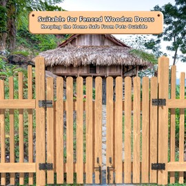 SANKEYTEW 12" Cane Bolts for Gates Ground Gate Latch for Wooden Metal Gates, Gate Stopper Hardware - Heavy Duty Drop Rod, Safe and Secure, Corrosion Resistant (2 Pack)