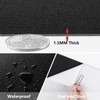 Black Peel and Stick Floor Tile Matte Vinyl Flooring Waterproof
