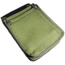 Camellia Model Canvas Waist Bag, Width 6.3 x Height 9.4 x Depth 2.8 inches (160 x 240 x 70 mm), Small, National Defense TKC-05-OD