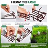 Qualirey 12 Pcs Outdoor Gopher Trap Easy Set Mole Trap