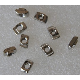 IEUYO - Tuercas T de la serie 2020 con ranura en T, tuerca de fijación para accesorios de perfil de aluminio, M3, M4, M5, 90 piezas/3 tamaños