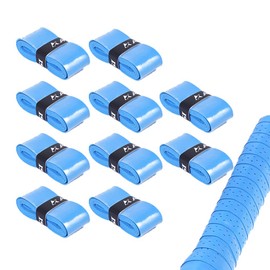 Hantox Golf Grip Tape, Set of 10, Racket Grip Tape, Anti-Slip, Sweat Absorbent, Breathable for Golf, Tennis, Baseball, Badminton (Blue)