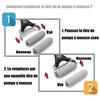 EASACE 3 Pack Refill Replacement Lotion Roller for Back and