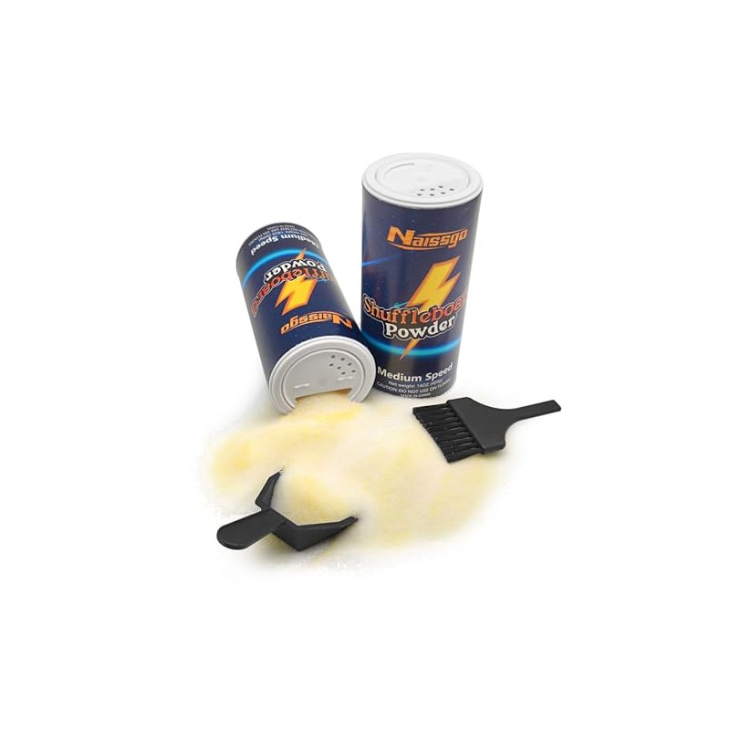 Shuffleboard Sand Wax Shuffleboard Powder Set with Small Brush &