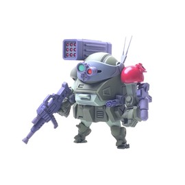 Cavico Choipra Series ATM-09-RSC Armored Trooper Bottoms, Scope Dog, Red Shoulder Custom, Total Height: Approx. 1.8 inches (45 mm), Non-scale, Plastic Model, Molded Color (Green, Purple Gray)