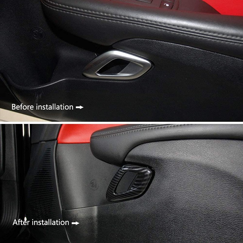 jstotrim - Manija de puerta interior Challenger, accesorios de fibra