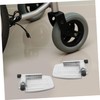 KOMBIUDA 1 Pair Durable Wheelchair Foot Pedal Replacement Sturdy Elevating