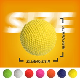 EKIND ガン弾丸ボ互換性ール ナーフ ライバル用 替え玉 ボール 弾丸 おもちゃのガン弾丸ボ互換性ール50個入り イエロー