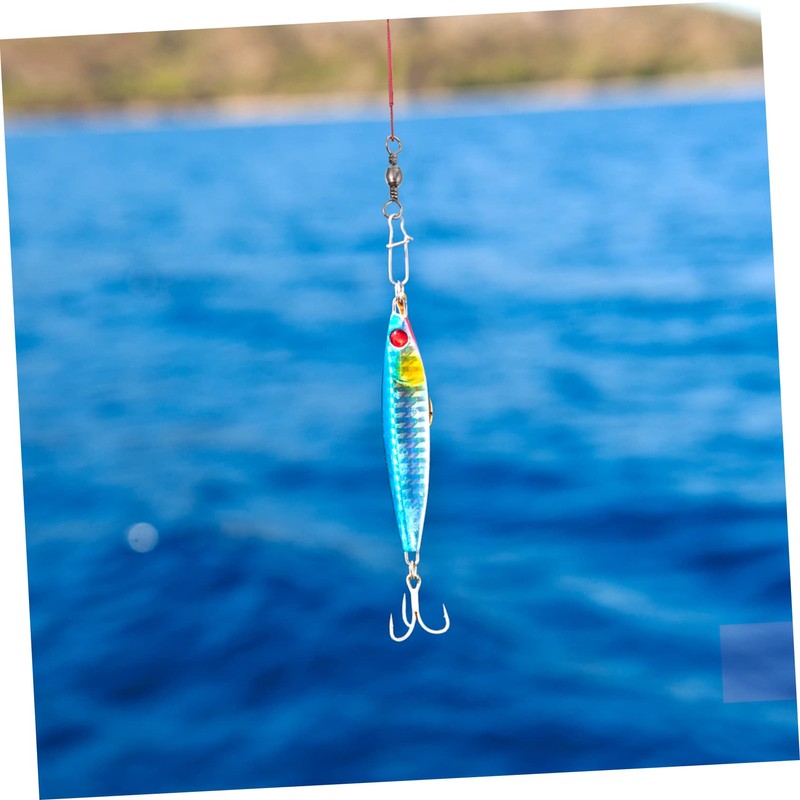KOMBIUDA Bite-Resistant Fishing Wire Trace Leaders 100 Pieces Swivel Snap