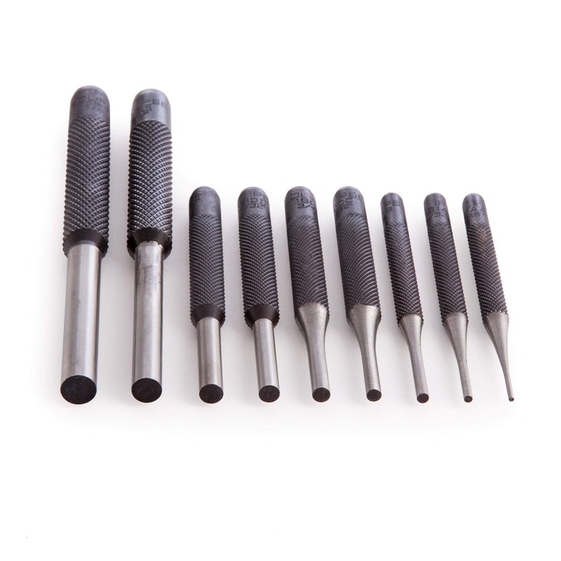 Eclipse Professional Tools 161W Parallel Pin Punch Set, Black