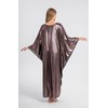 Bsubseach Kaftan Dresses for Women Sparkly Glitter Batwing Sleeve Kaftan