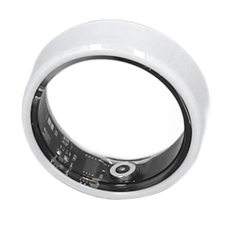 Smart Ring White IP68 Waterproof BT Pedometer Sleep Monitoring Rechargeable