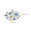Ipetboom Charming Bird Shaped Ceramic Jewelry Tray Decorative Trinket Dish