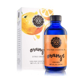 Woolzies 100% Pure & Natural Sweet Orange Essential Oil | Best Undiluted Therapeutic Grade Citrus Oil – Happiness Energize & Motivate | Uplifting Scent for Mind & Body 4 Fl oz