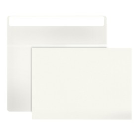 50 sets of A7 envelopes, 5x7 envelopes, 5x7 invitation envelopes, printable invitation envelopes, photos, postcards, greeting cards, Mail, Wedding self-sealing Envelopes (cream)