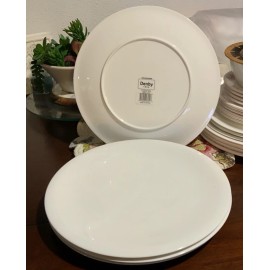 Denby white Bone china modern microwave & dishwasher safe - 6” Bread  Plate