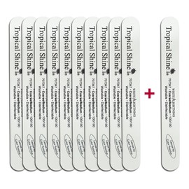 Tropical Shine White Lightening File 10+1 Nail File / 트로피칼샤인 화이트 라이트닝 화일 10+1 네일 파일