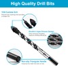 Ocasar 12Pcs Masonry Drill Bit Set and Concrete Drill Bit