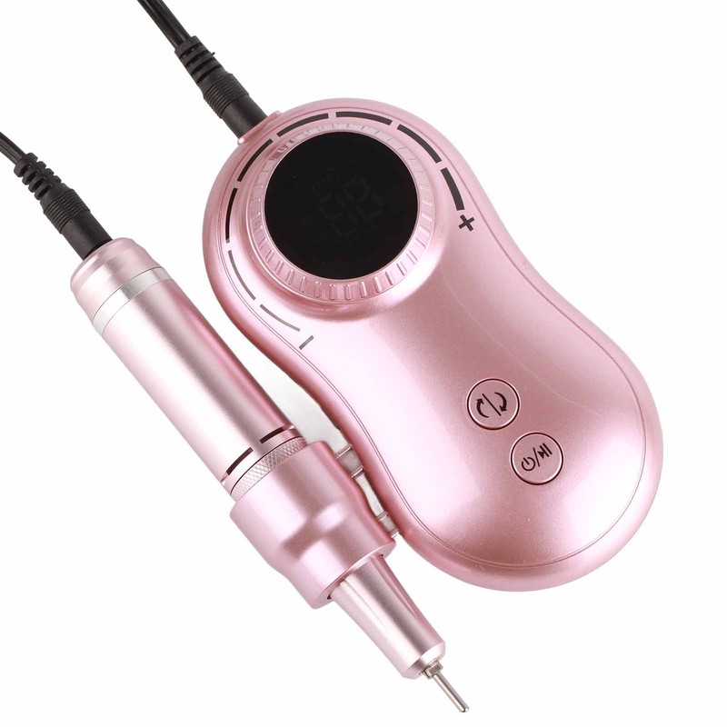 Nail Drill Machine 35000RPM LCD Display USB Rechargeable Electric Nail