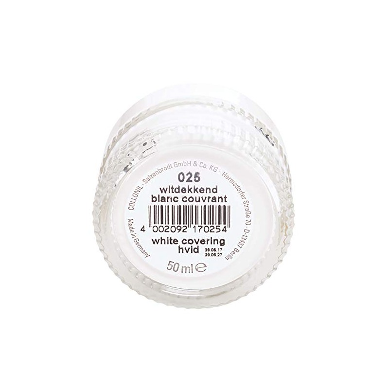 Collonil White Cream Polish for smooth leather Shoes Boots Handbags